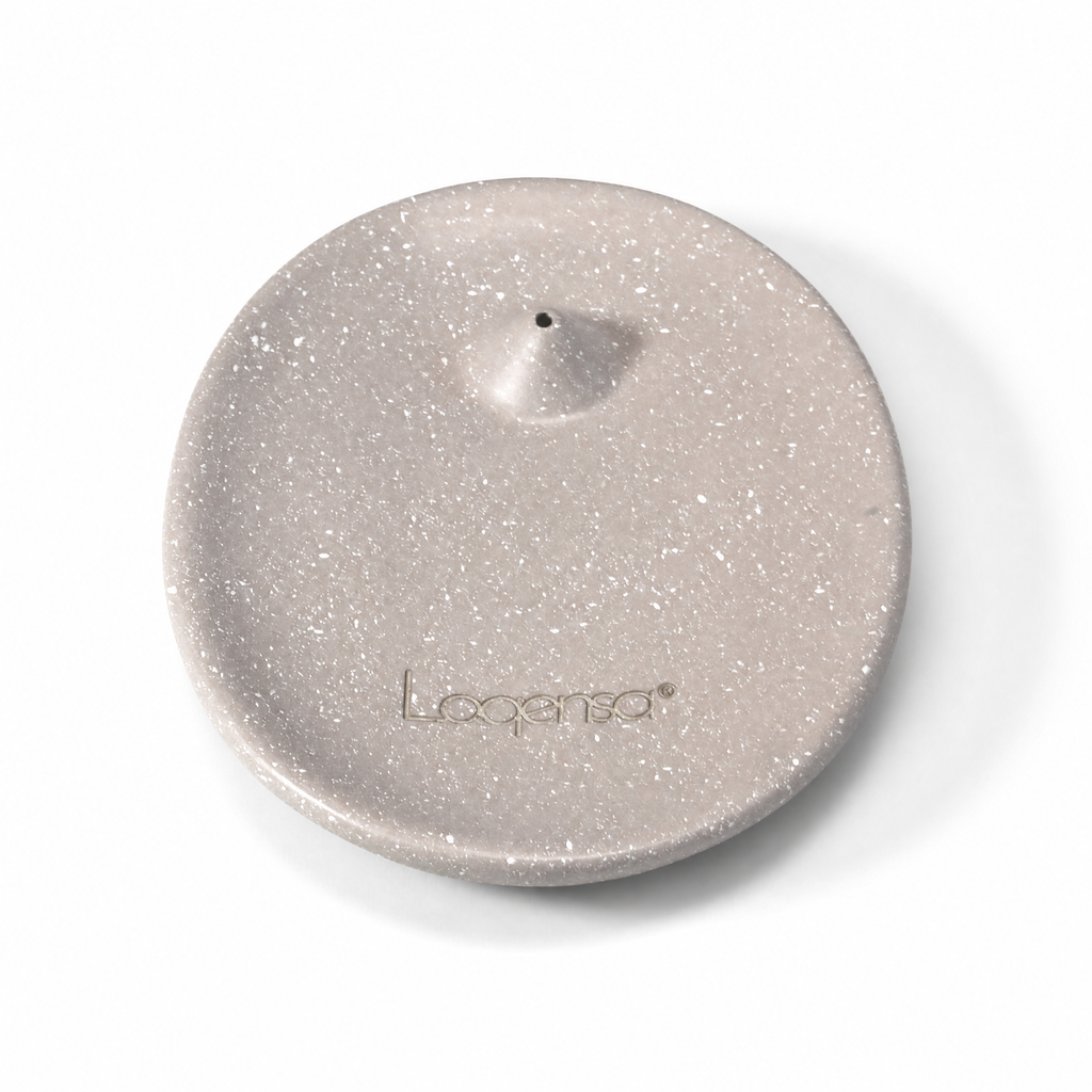 Soft Gray Pebble Incense Tray
